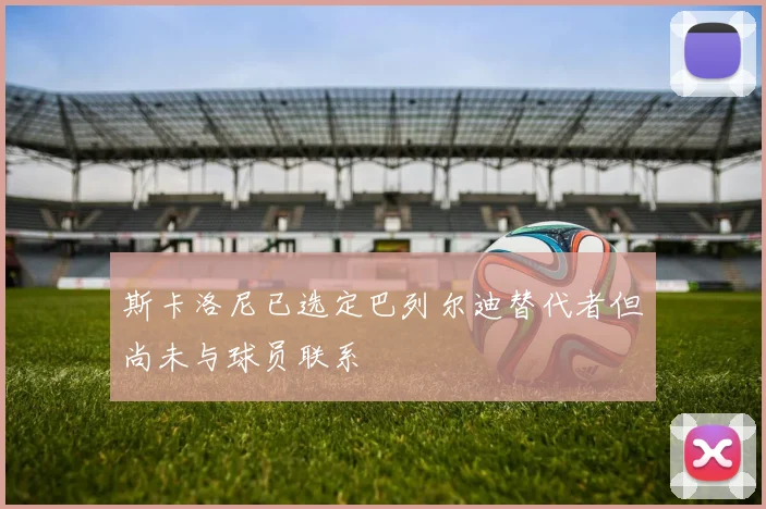 斯卡洛尼已选定巴列尔迪替代者但尚未与球员联系